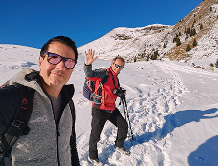 PIANI (1700 m) e MONTE AVARO (2080 m), sole e neve ! 4genn24 - FOTOGALLERY